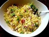 Avalakki Upkaari...Udupi cuisine..( flattened rice, beaten rice poha )