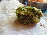 Hirvi mirchi cha thecha / mirchi kharada thecha ( maharashtrian spicy dry green garlic chutney )
