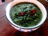 Keerai Masiyal ( Tamil Brahmin recipe..mashed spinach )