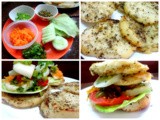 Quick Veg and Herb  sandwiches