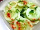 Refreshing Cucumber salad