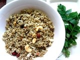 Spiced Curry Leaf Rice ( Karu vepillai sadam )