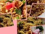 Wheat flakes bhel ( reduced calories)