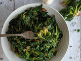 Easy Italian Sauteed Spinach with Garlic Recipe