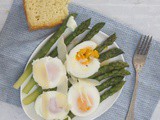 Green Asparagus with Poached Eggs and Parmesan
