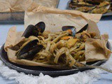 Pasta Mari e Monti (Seafood and Porcini Pasta in a Parcel)