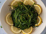 Simple Italian Agretti Recipe With Lemon (Salsola Soda)