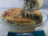 Tagliatelle Pasta Pie With Mushrooms (Il Timballo Del Gattopardo)