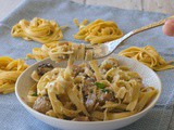 Tagliatelle with Fresh Porcini Mushrooms