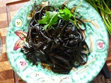 The Spooky: Pasta with Black Squid Ink