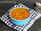 Easy Mushroom Curry / Mushroom Kulambu
