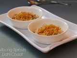 Moong Sprouts Dahi Chaat | Easy Sprouts Dahi Chaat | Green Gram Sprouts Curd Salad | Sprouts Chat Without Chaat Chutneys