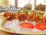 Pizza Dosa | How To Make Street Side Pizza Dosa At Home