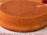 Sponge Cake | Vanilla Sponge Cake | Basic Cake - Using Pressure Cooker