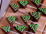 {Guest Post} – Christmas Tree Gingerbread Brownies by Saswati of ‘Delish Potpourri’