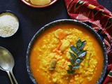 Kuthiraivali Sambar Sadam | Barnyard Millet Vegetables and Lentil Porridge
