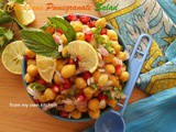 {Ramadan Special} – Chickpeas Pomegranate Salad by Ruxana of ‘From my own Kitchen’