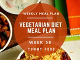 Week 38 – Vegetarian Diet Meal Plan