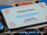 Wedding Invitations on Chocolates