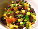 Indian fast bean salad
