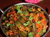 Bhindi masala recipe, how to make bhindi masala