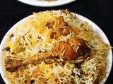 Hyderabadi chicken biryani recipe, hyderabadi biryani