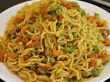 Maggi noodles recipe, vegetable maggi recipe