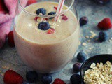 Oats smoothie for weight loss (breakfast)
