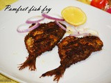 Pomfret fish fry | Meen varuval