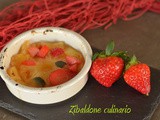 Ananas caramellato con fragole e menta