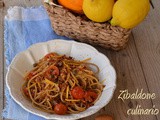 Spaghetti capperi ed agrumi