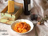 Tagliatelle con ragù di croste di Parmigiano Reggiano