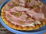 Torta salata mortadella e burrata