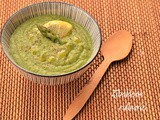 Zuppa di asparagi allo zenzero