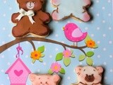 Biscotti decorati per festeggiare una nascita o un battesimo - baby cookies