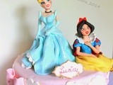Cenerentola e Biancaneve - cake topper principesse Disney