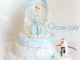 Elsa e Olaf – torta Frozen