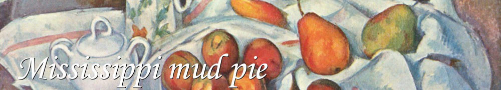 Very Good Recipes - Mississippi mud pie