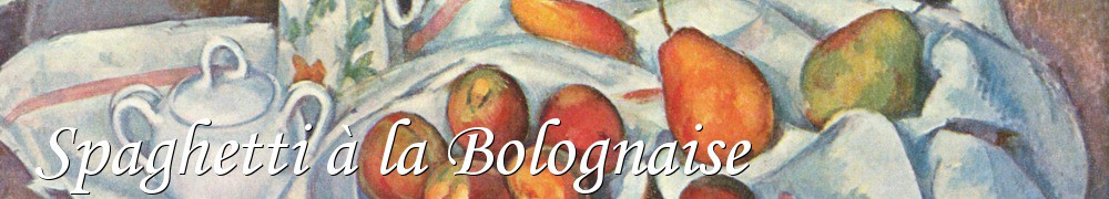Very Good Recipes - Spaghetti à la Bolognaise