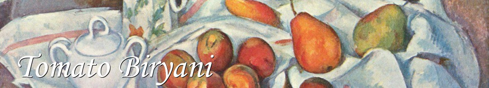 Very Good Recipes - Tomato Biryani