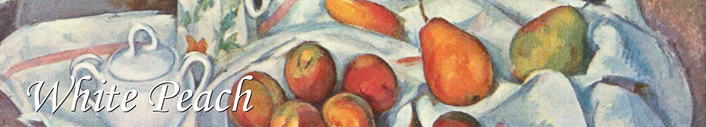 Very Good Recipes - White Peach